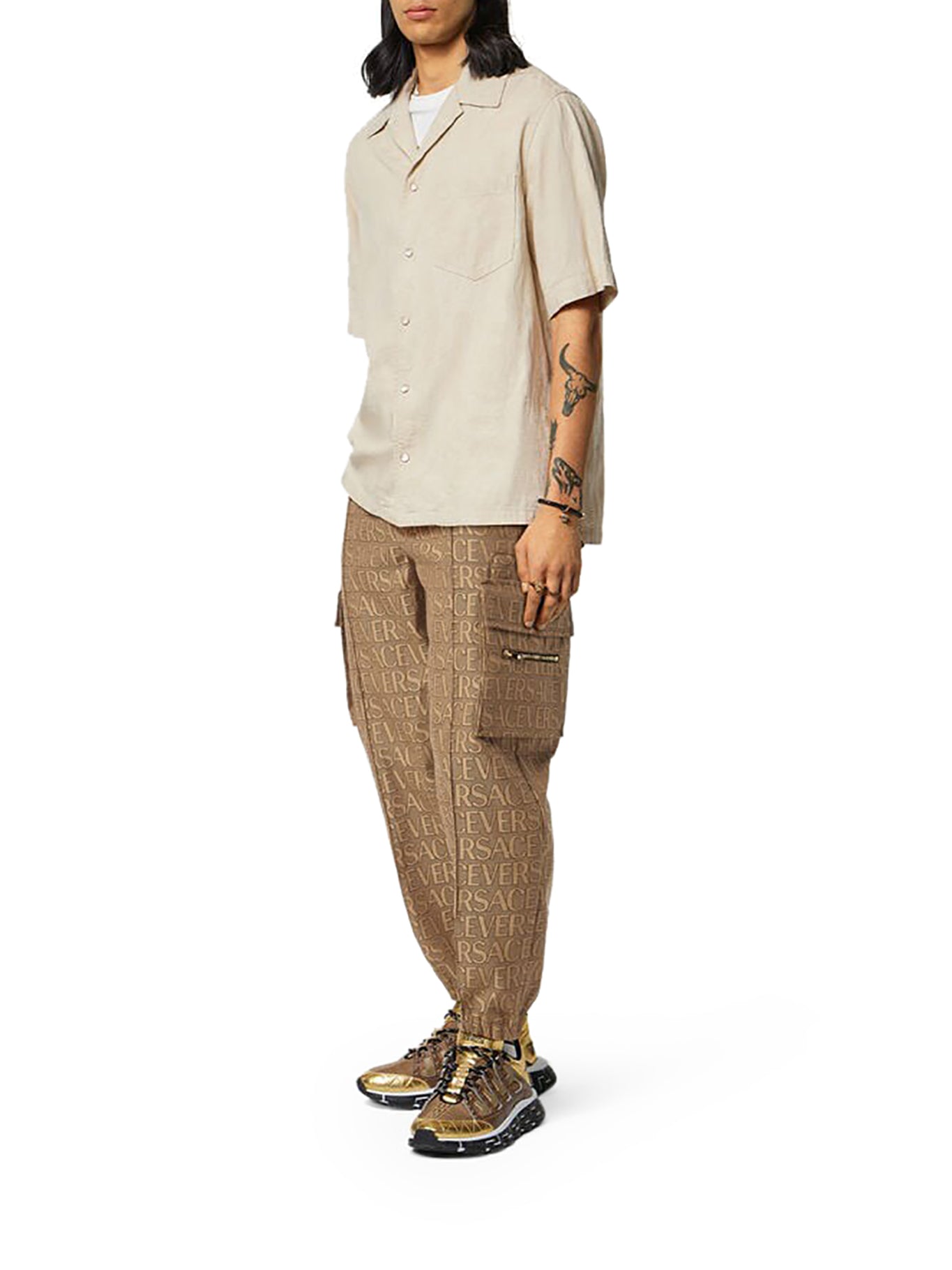 INFORMAL PANT TECHNO CANVAS FABRIC