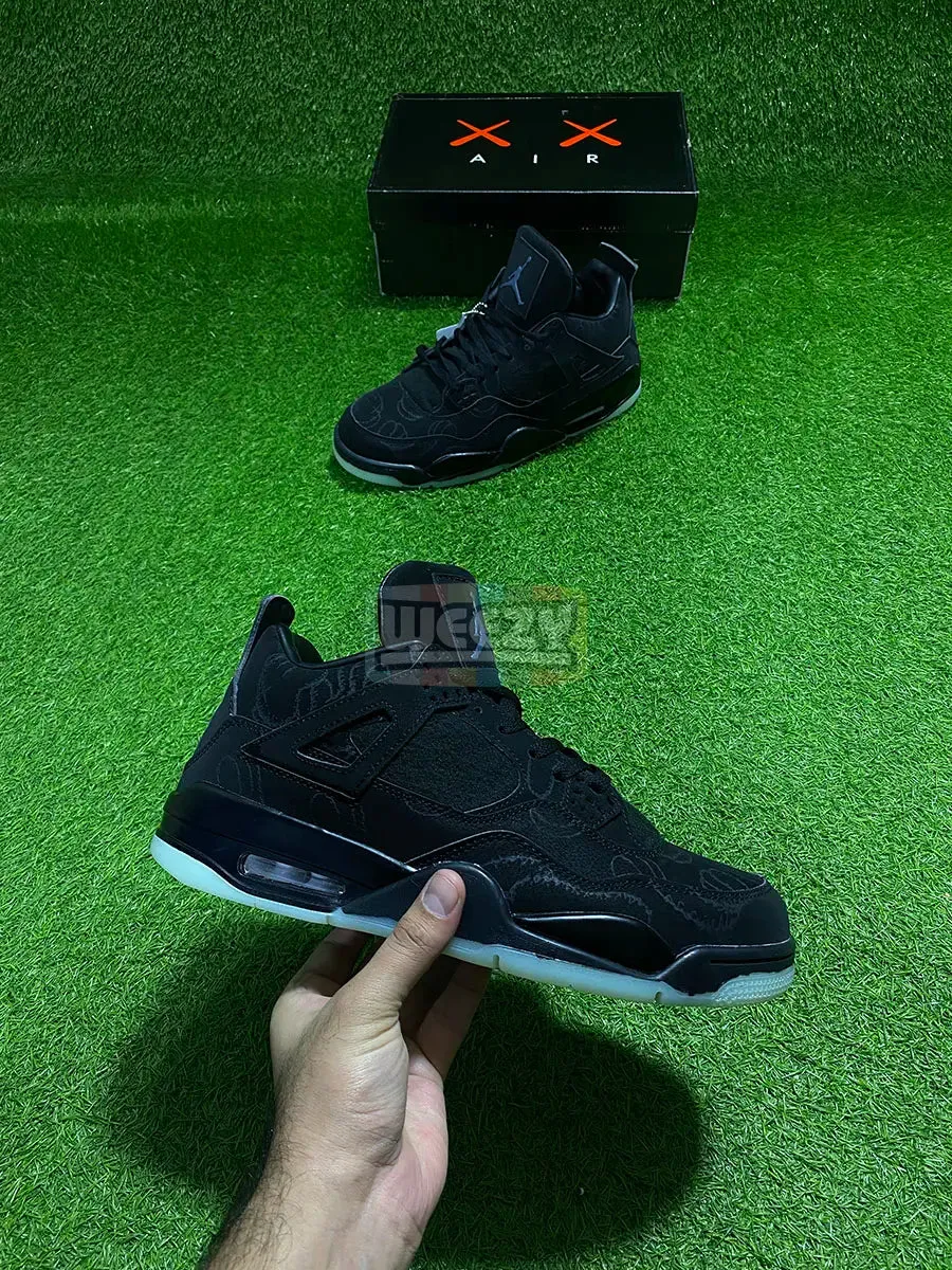 Jordan 4 (Kaws xx) (Blk) (Premium Quality)