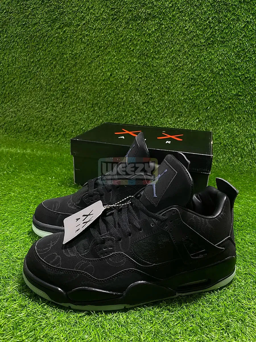 Jordan 4 (Kaws xx) (Blk) (Premium Quality)