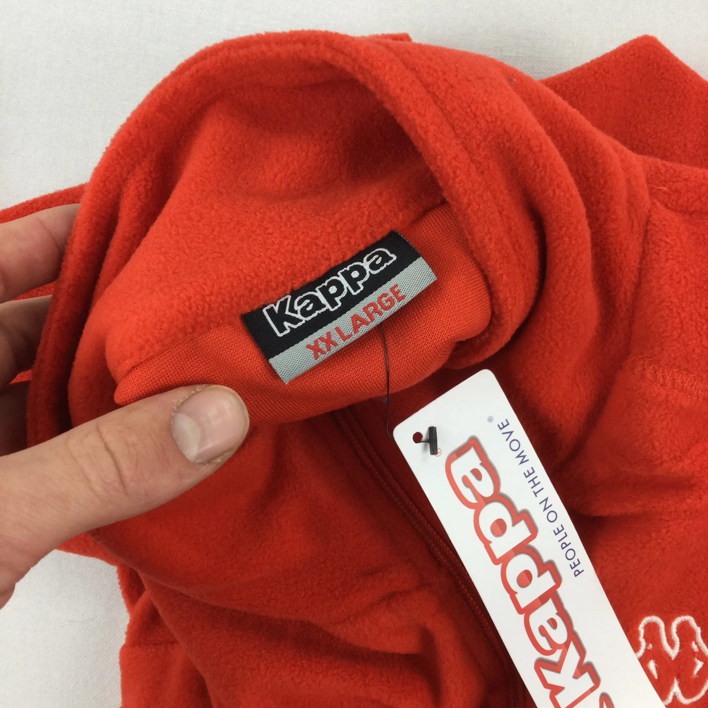 Kappa Fleece Zip Sweatshirt - XXL