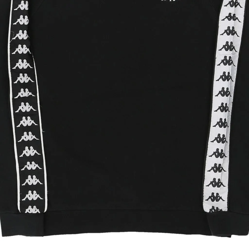 Kappa Sweatshirt - Small Black Cotton