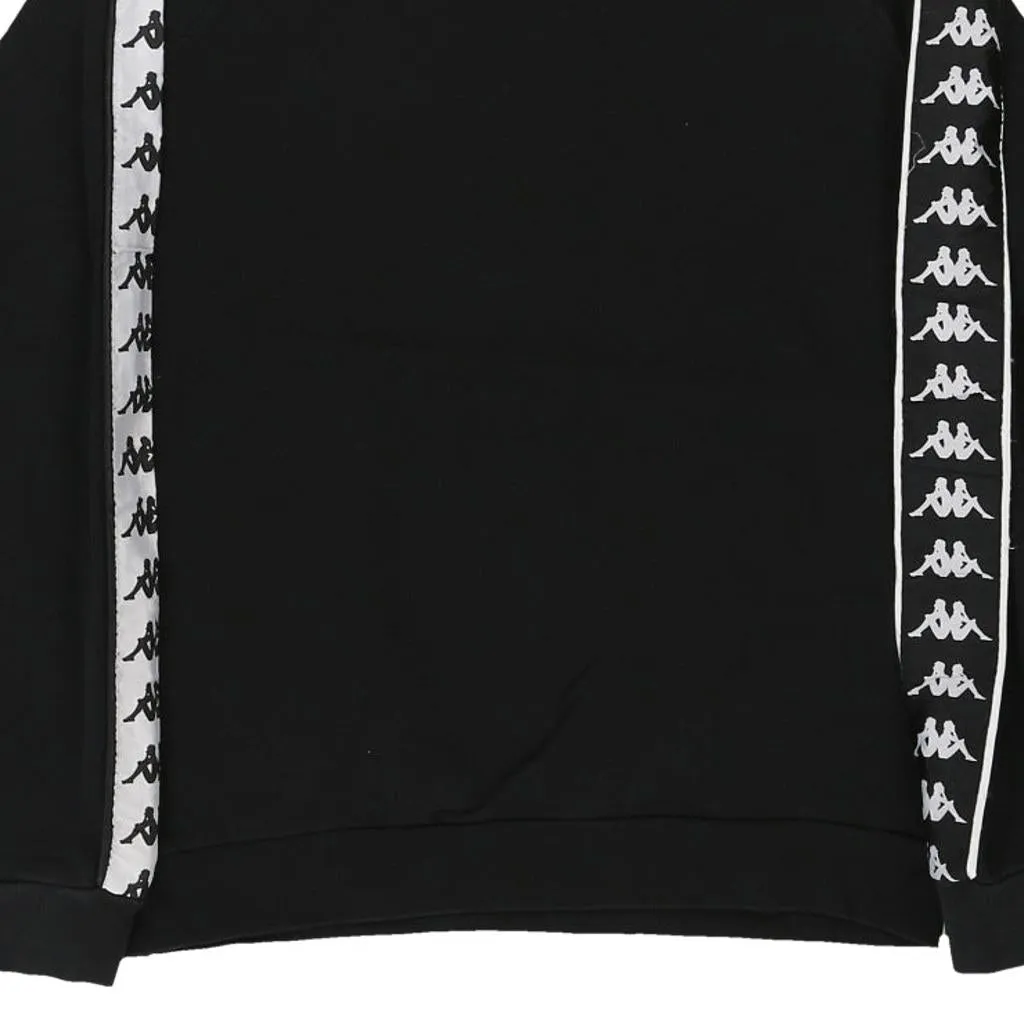 Kappa Sweatshirt - Small Black Cotton