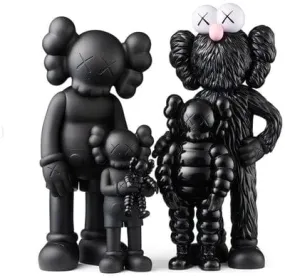 KAWS Family Vinyl Figures Black