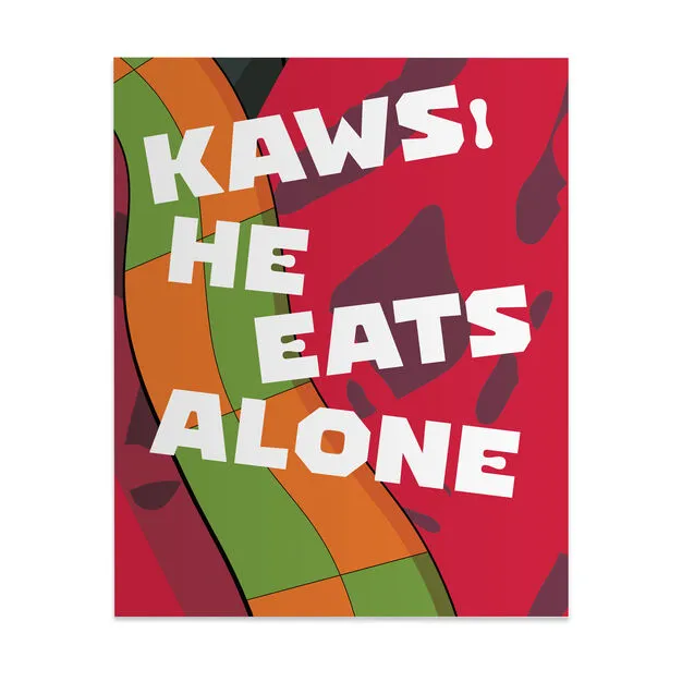 KAWS! He Eats Alone - Hardcover