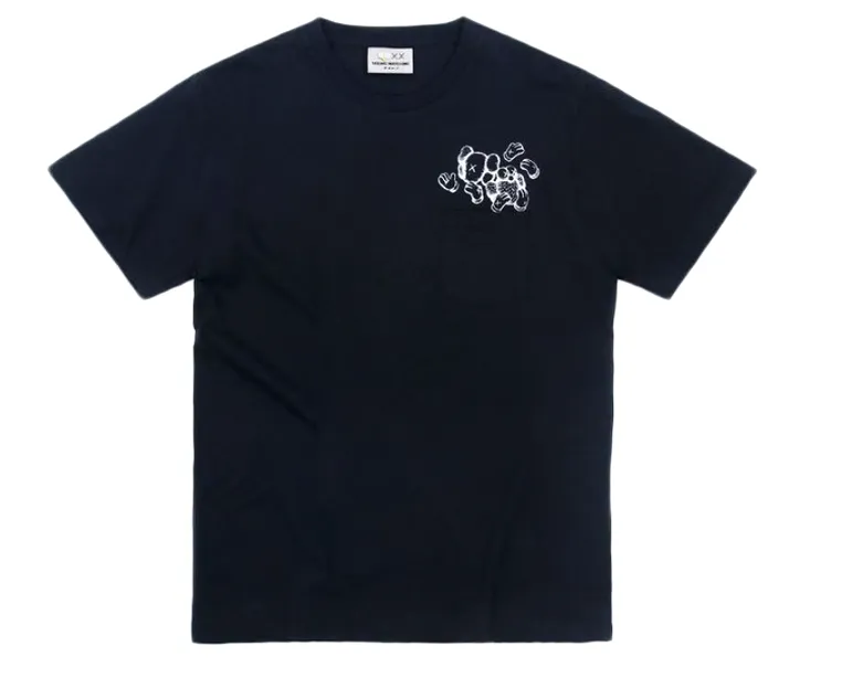 KAWS Seeing/Watching Heads Canned Tee Black