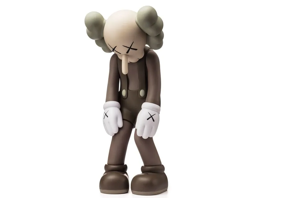 KAWS SMALL LIE COMPANION VINYL FIGURE BROWN