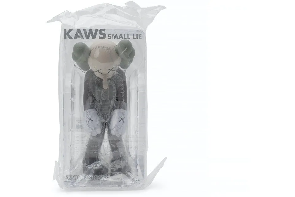 KAWS SMALL LIE COMPANION VINYL FIGURE BROWN