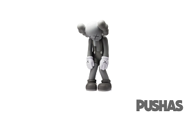 KAWS Small Lie Companion Vinyl Figure 'Grey' (2017)