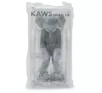 KAWS SMALL LIE COMPANION VINYL FIGURE GREY