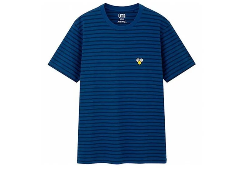 KAWS x Uniqlo BFF Striped Tee (Asia Sizing) Blue