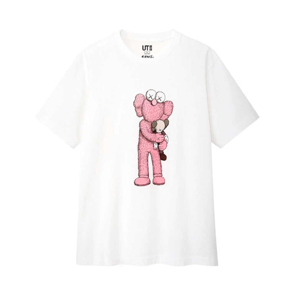 KAWS x Uniqlo Pink BFF Tee