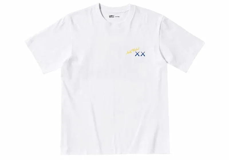 KAWS x Warhol UT Graphic 471321 T-shirt (Asia Sizing) White