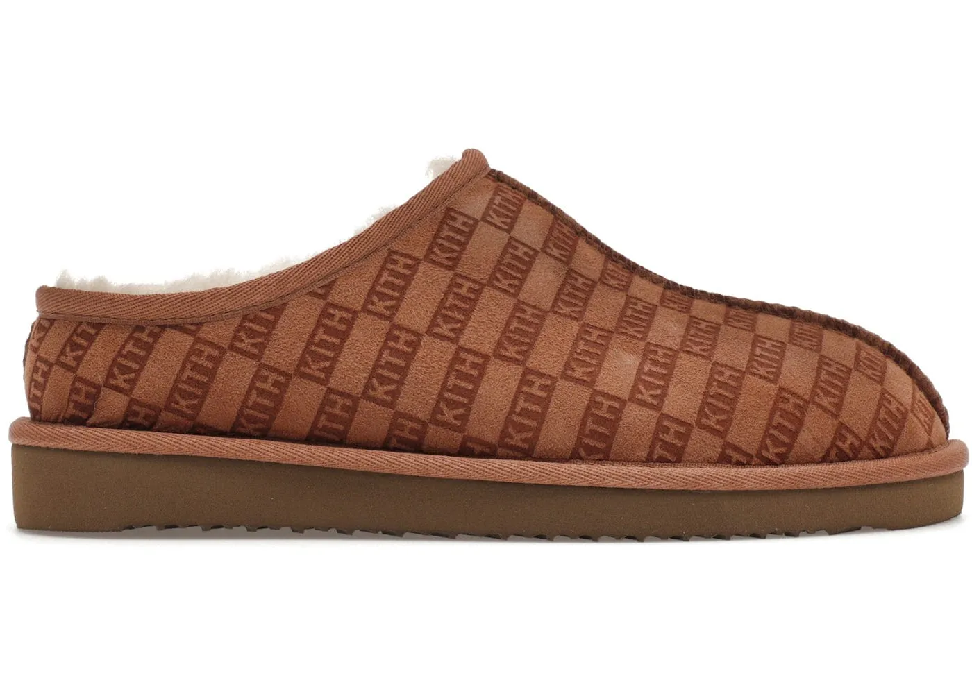 Kith Monogram Shearling Slipper - Tan