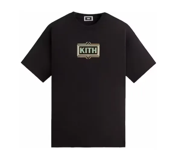 Kith Ornate Classic Logo Tee Black