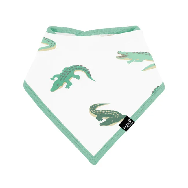 Kyte Baby Printed Bib in Crocodile