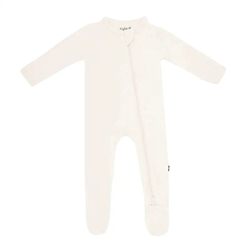 Kyte Baby - Zipper Footie - Oat