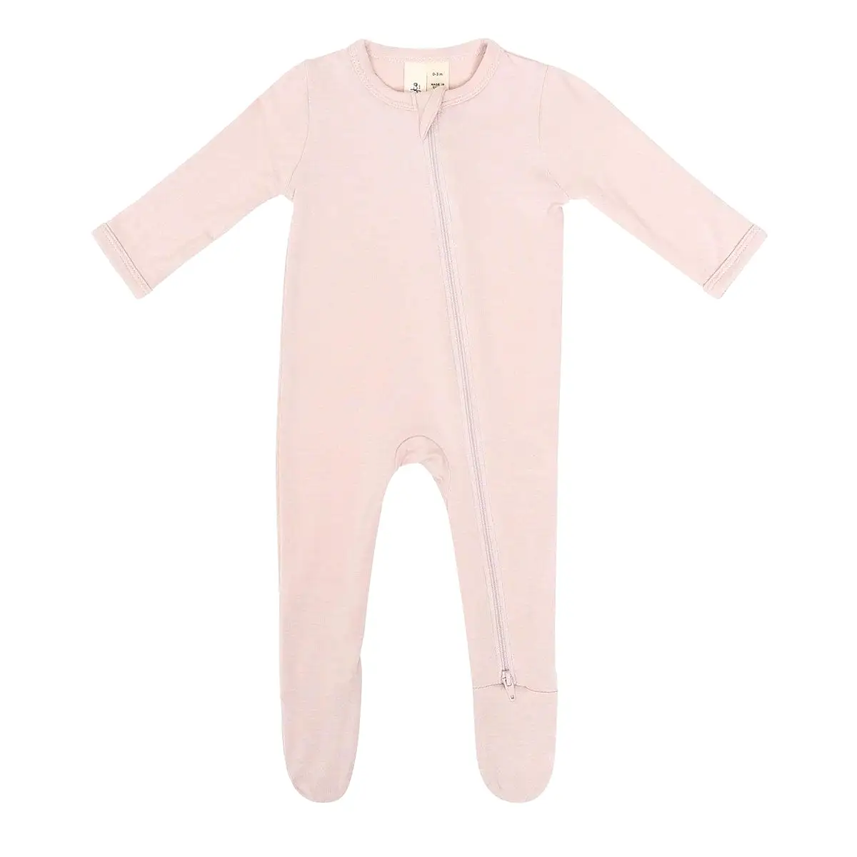 Kyte Baby Zippered Footie - Blush