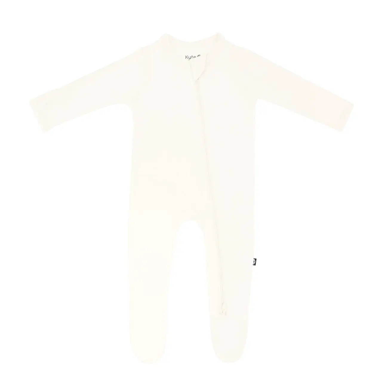 Kyte Baby - Zippered Footie in Ecru