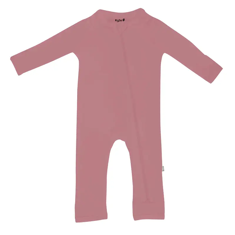 Kyte Baby - Zippered Romper in Dusty Rose