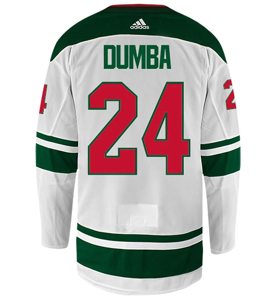 Matt Dumba Minnesota Wild Adidas Authentic Away NHL Hockey Jersey     