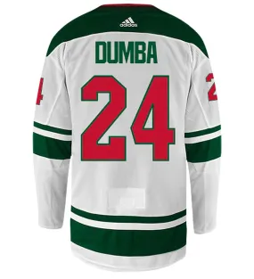 Matt Dumba Minnesota Wild Adidas Authentic Away NHL Hockey Jersey     