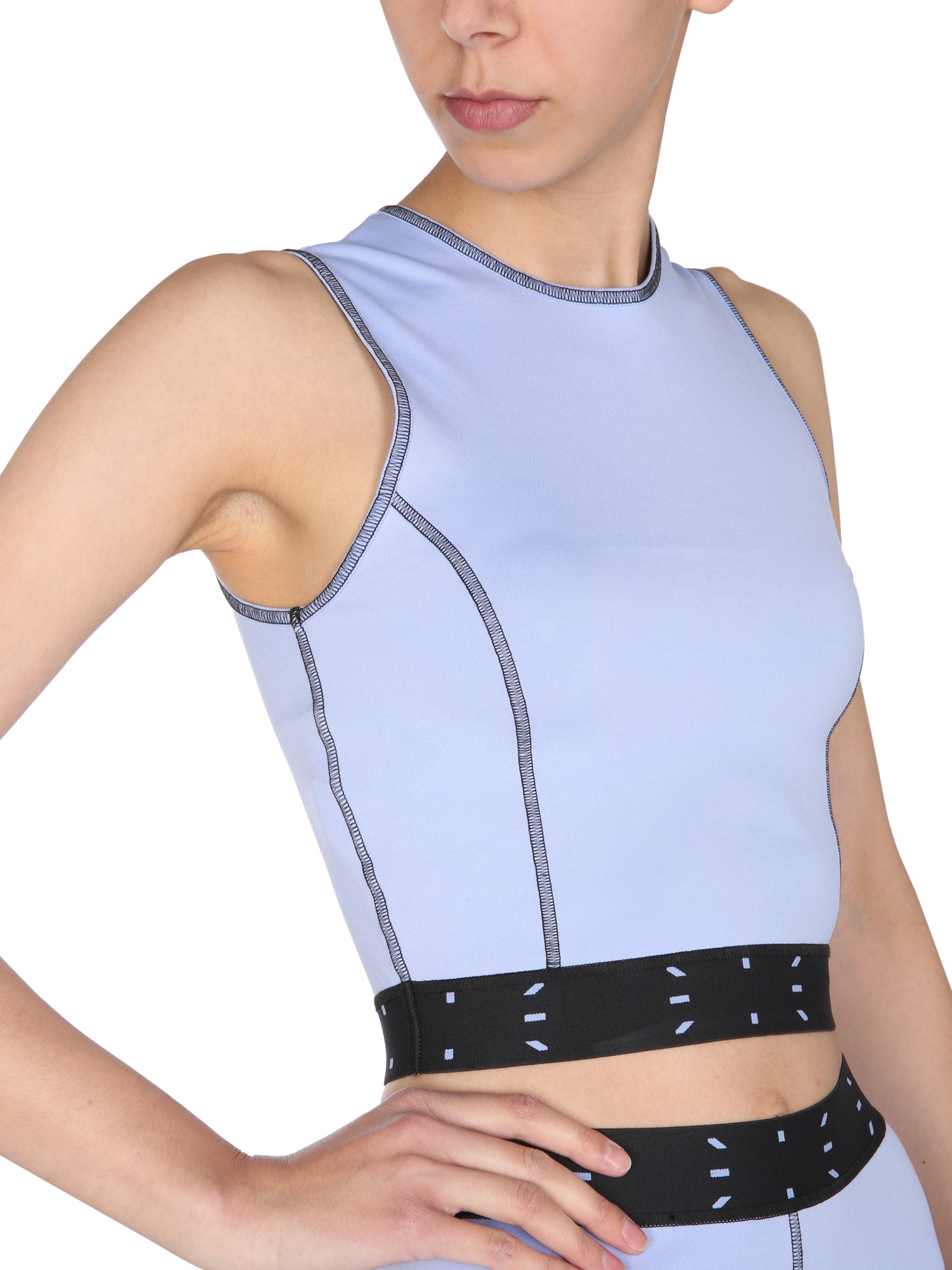 MCQ    TECHNICAL FABRIC SPORTY TOP