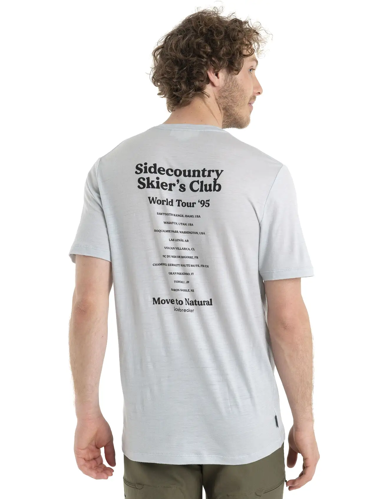 Mens Merino 150 Tech Lite II Short Sleeve Tee Sidecountry Skiers Club