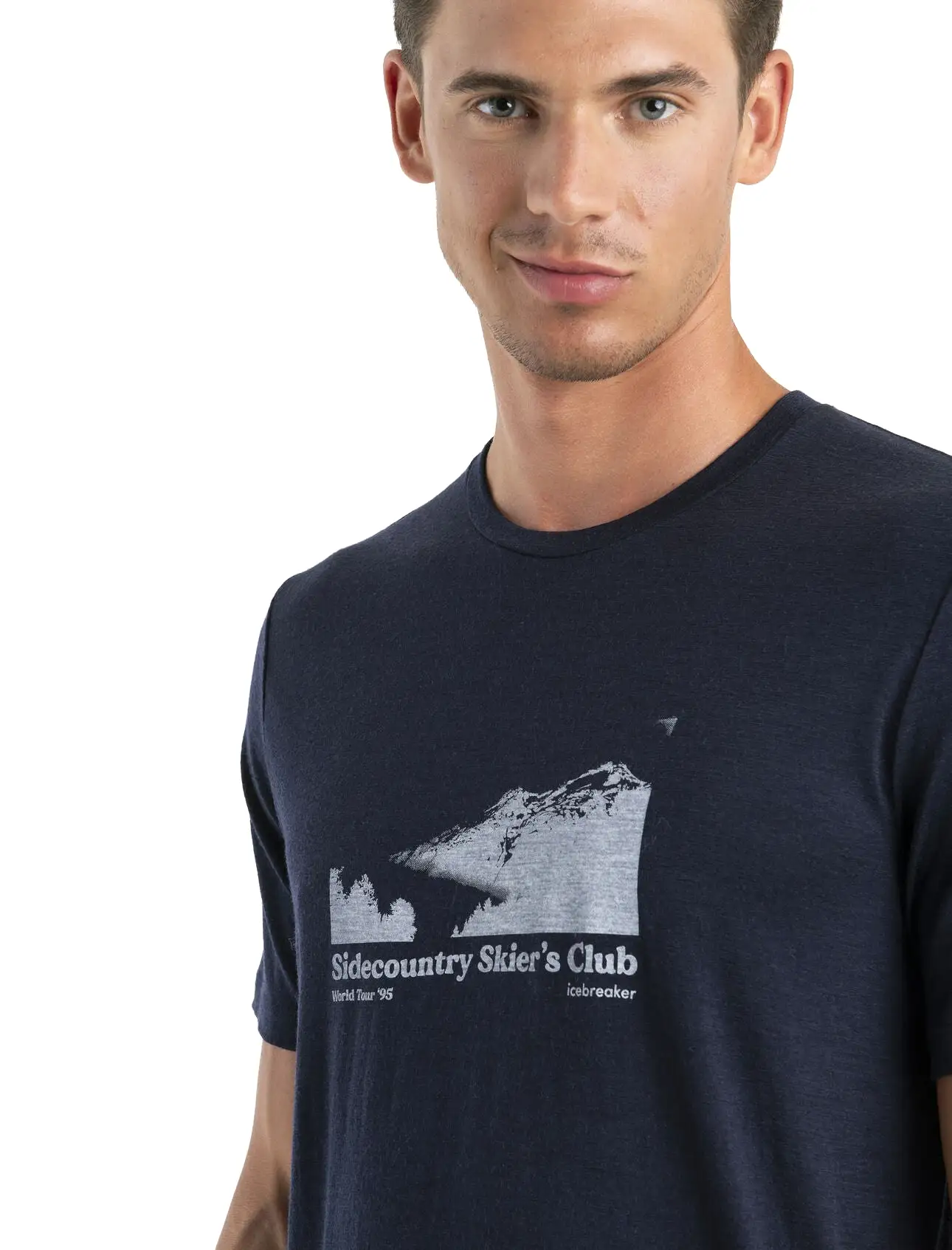 Mens Merino 150 Tech Lite II Short Sleeve Tee Sidecountry Skiers Club