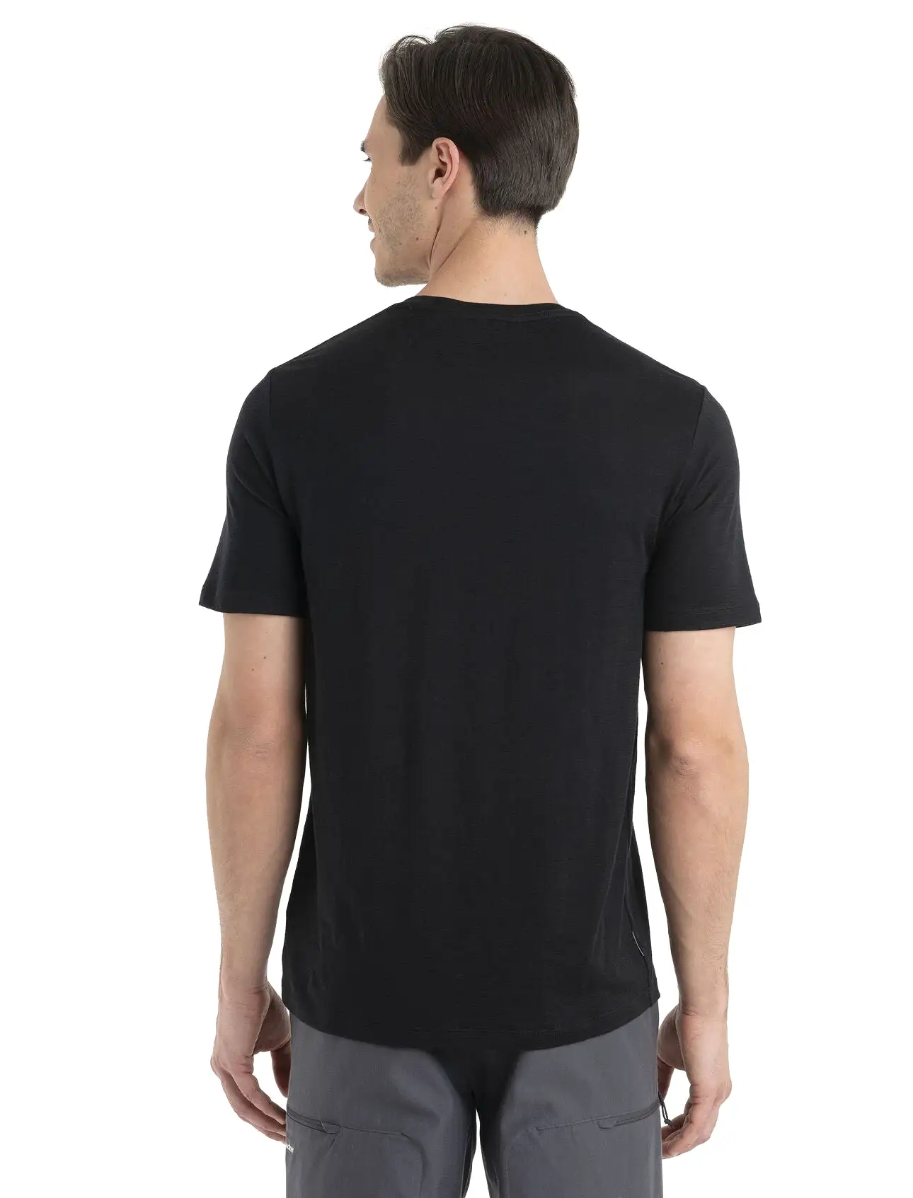 Mens Merino Tech Lite II Short Sleeve Tee Ski Stripes