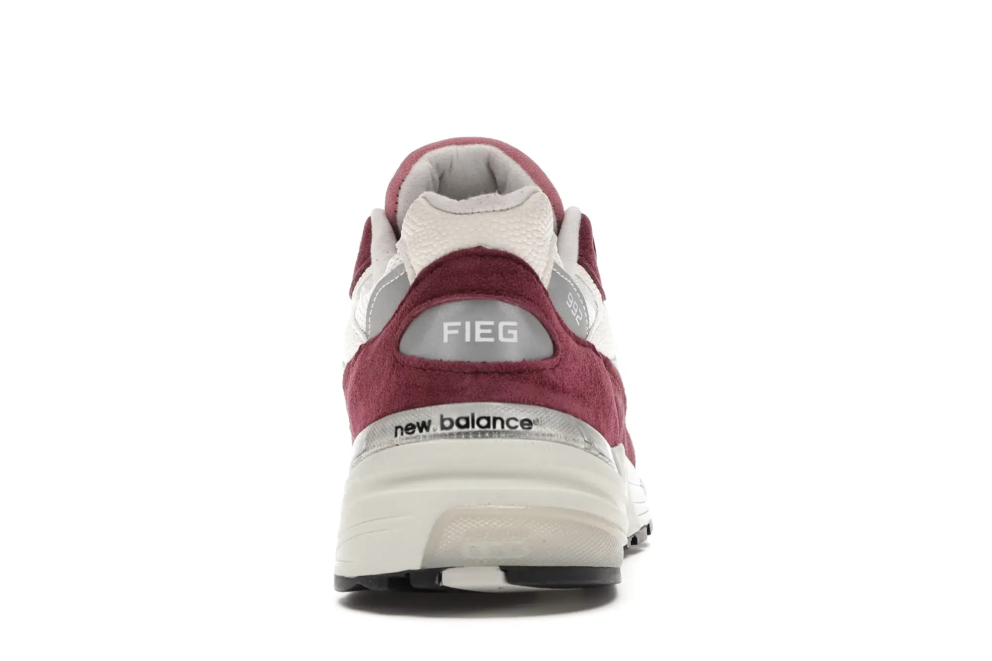 New Balance 992 Kith Kithmas Burgundy White