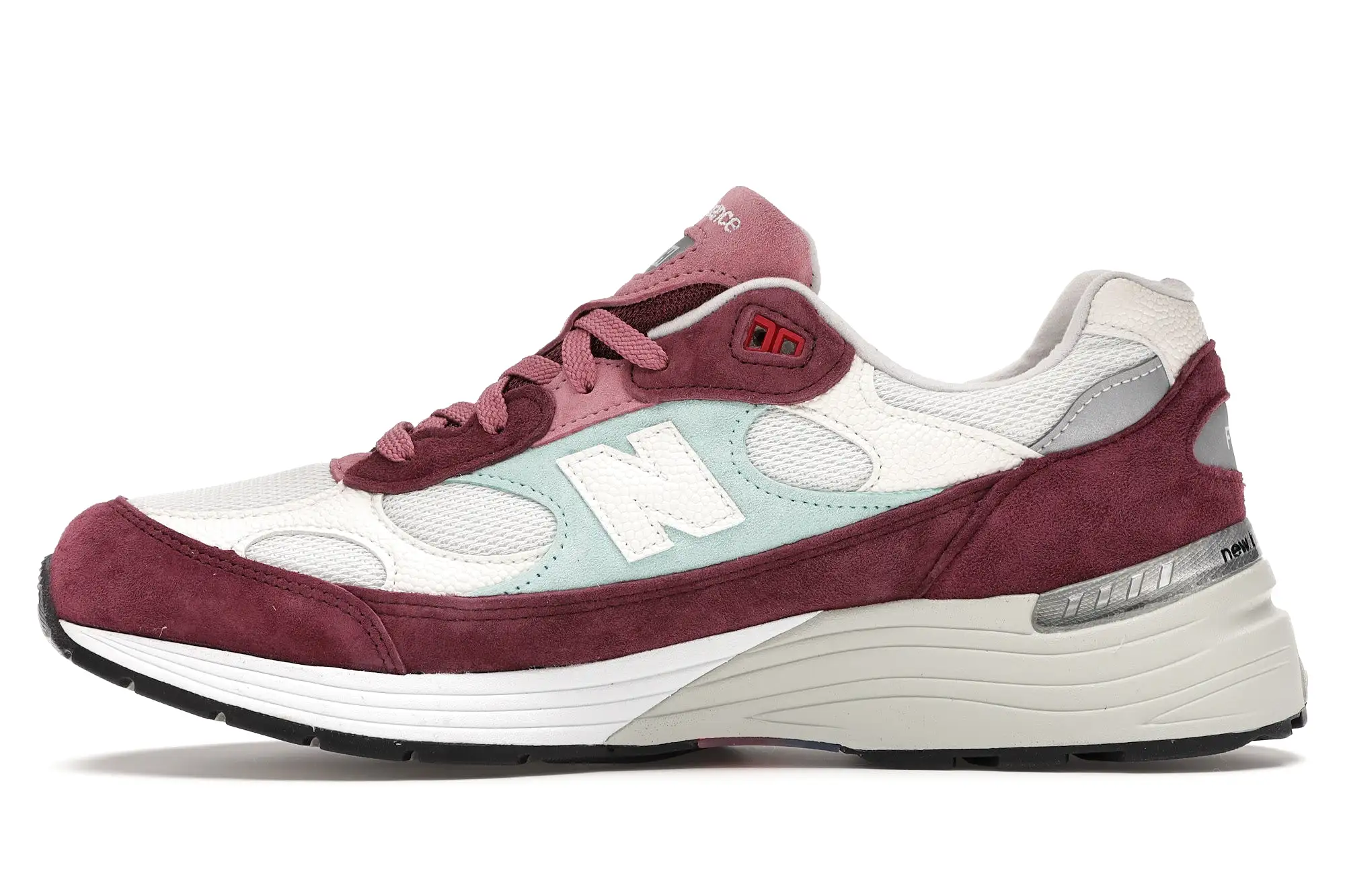 New Balance 992 Kith Kithmas Burgundy White