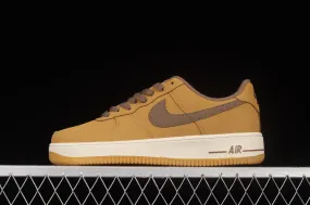 Nike Air Force 1 Low Waterproof Wheat Baroque Brown Net 309652-721