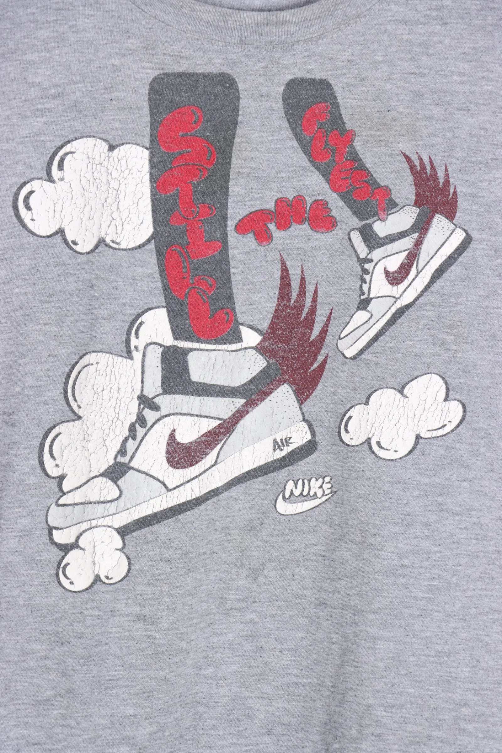 NIKE Air Jordans 'Still the Flyest' Sky Print Tee (S)