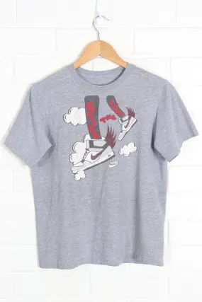 NIKE Air Jordans 'Still the Flyest' Sky Print Tee (S)