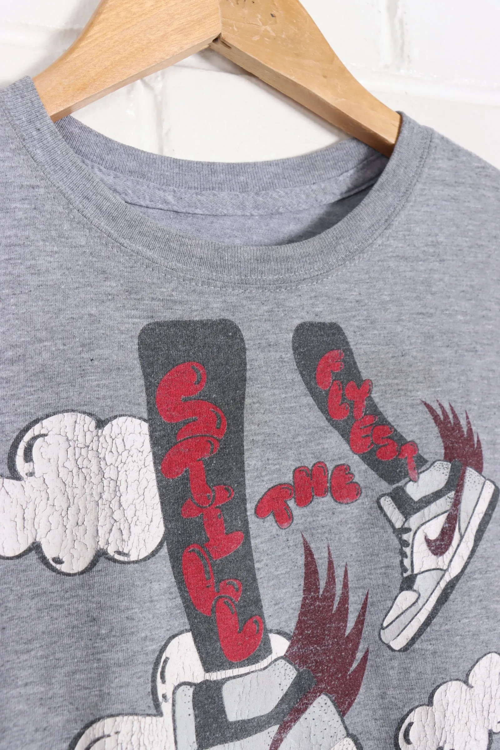 NIKE Air Jordans 'Still the Flyest' Sky Print Tee (S)