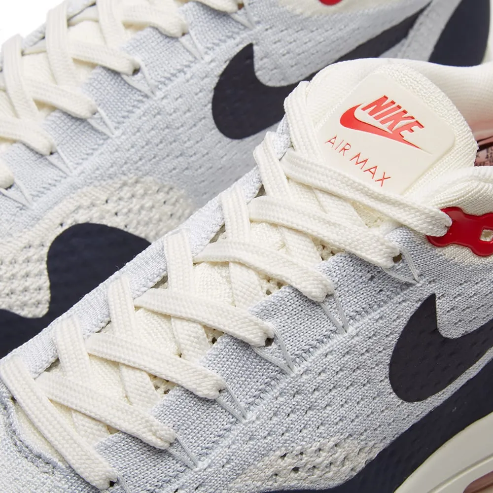 Nike Air Max 1 Ultra 2.0 Flyknit 'U.S.A.'Sail, Obsidian & Wolf Grey