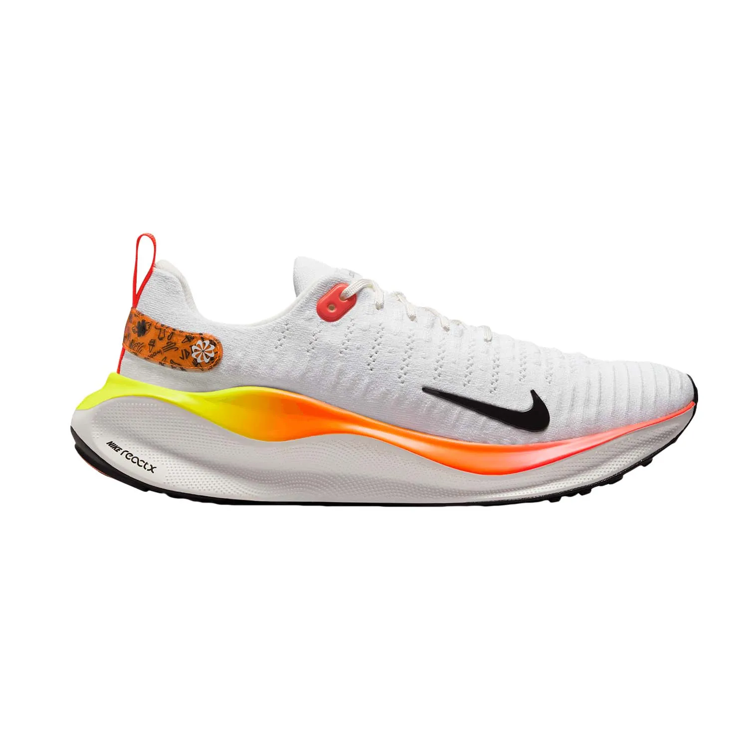 Nike InfinityRN 4  White/Black/Bright Crimson/Total Orange