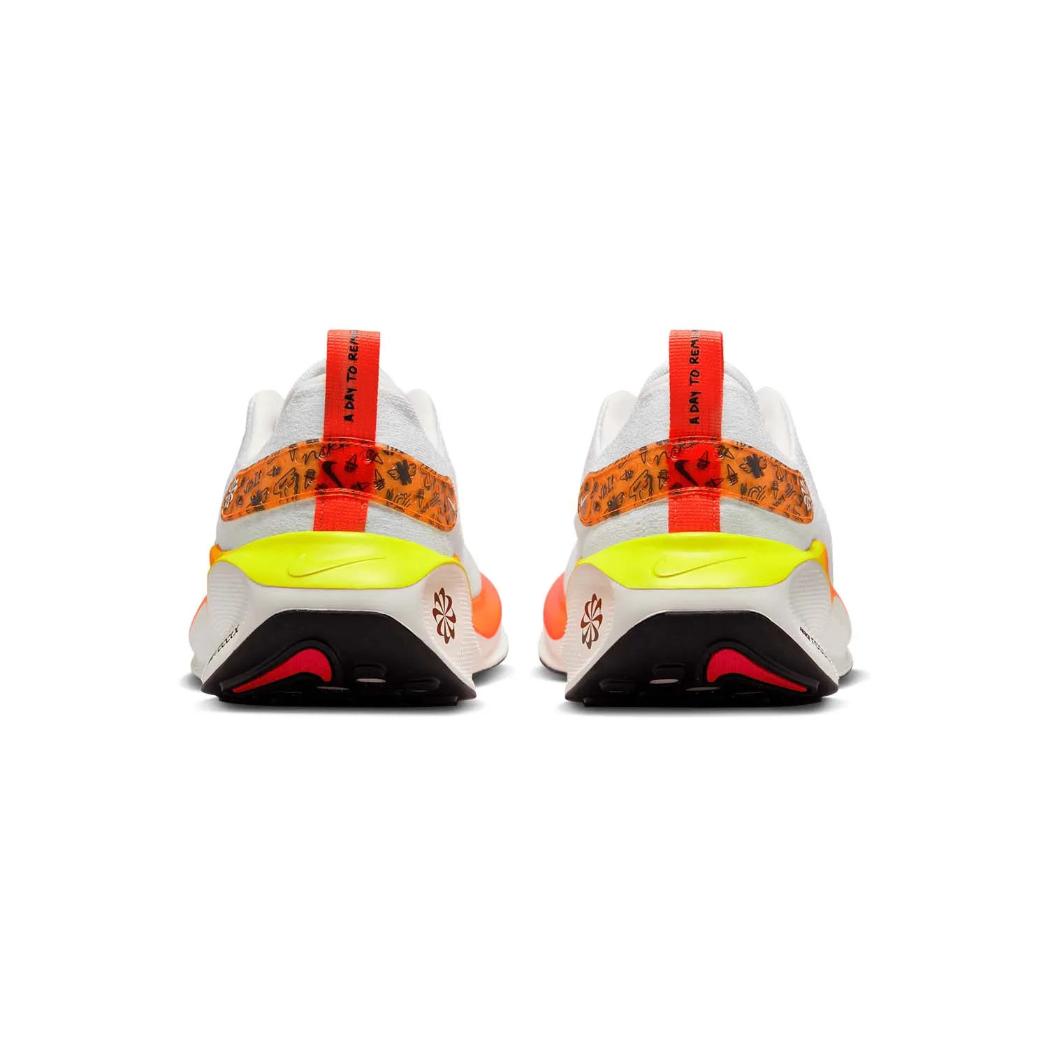 Nike InfinityRN 4  White/Black/Bright Crimson/Total Orange