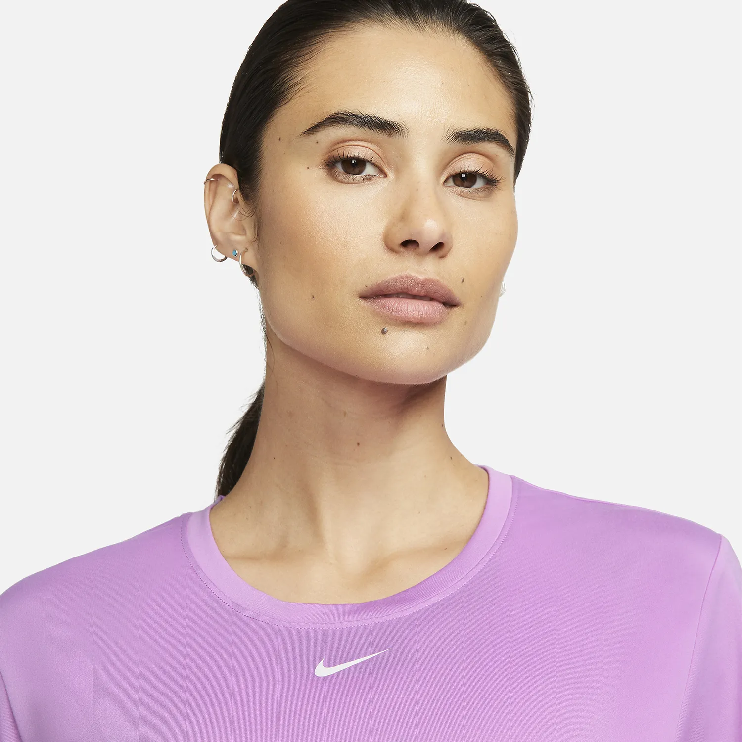 Nike One Dri-FIT Logo Maglietta  Rush Fuchsia/White