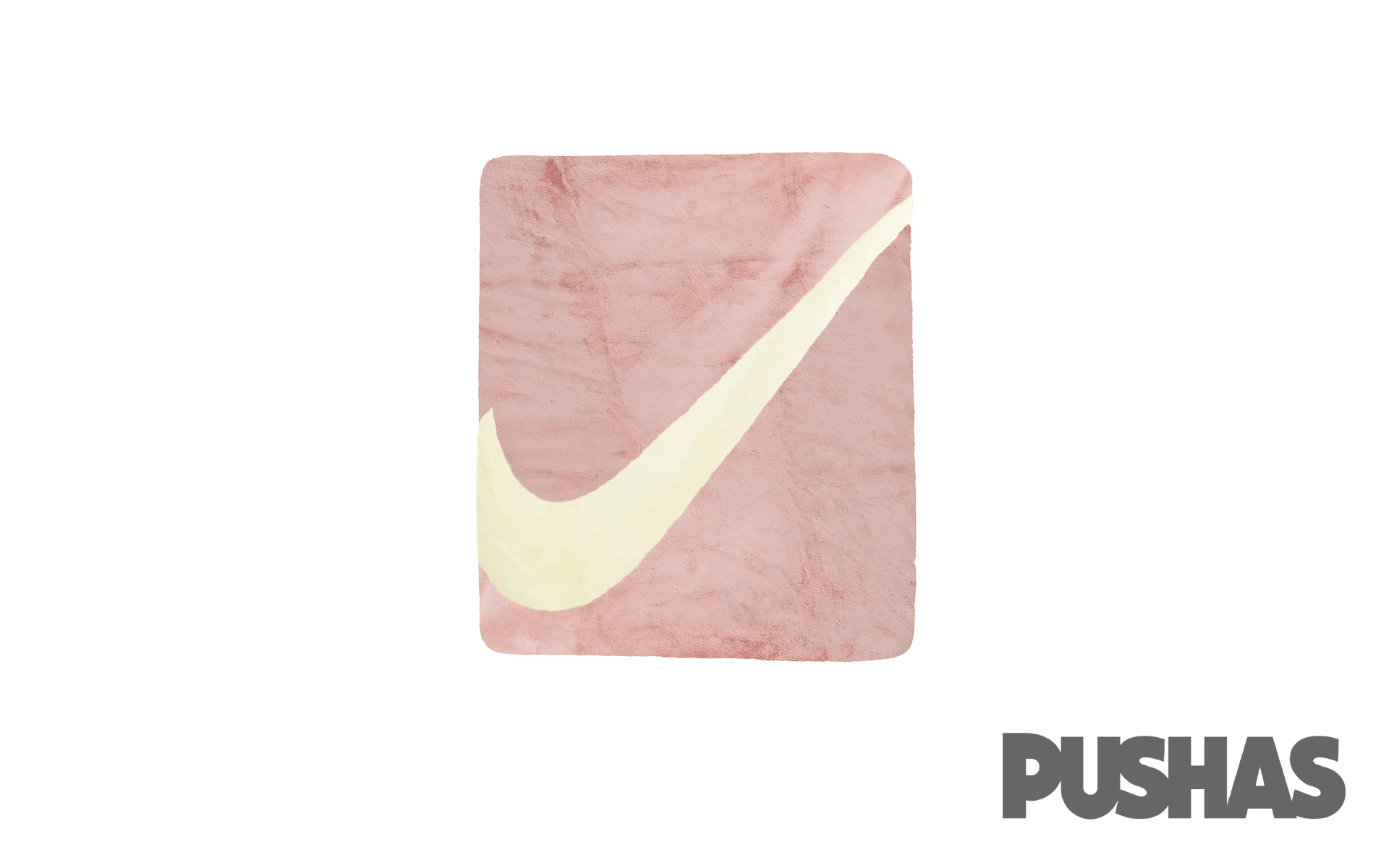 Nike Swoosh Faux Fur Blanket 'Pink Oxford/Cashmere/Cashmere'