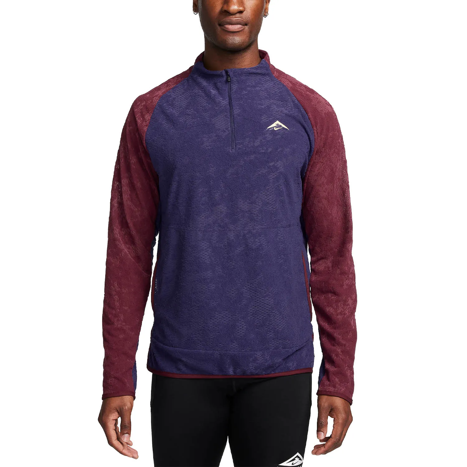 Nike Trail Maglia  Purple Ink/Night Maroon/Melon Tint