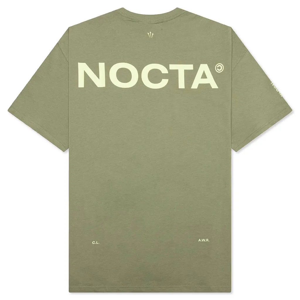 Nike x NOCTA NRG Cs Tee S/S - Oil Green/Light Liquid Lime