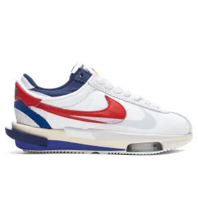 Nike x Sacai Cortez 4.0 OG - White/University Red/Light Cream