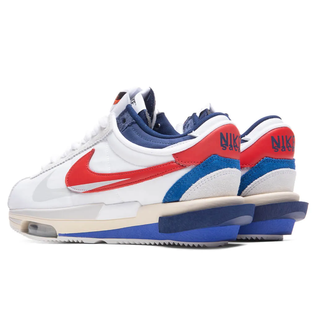 Nike x Sacai Cortez 4.0 OG - White/University Red/Light Cream