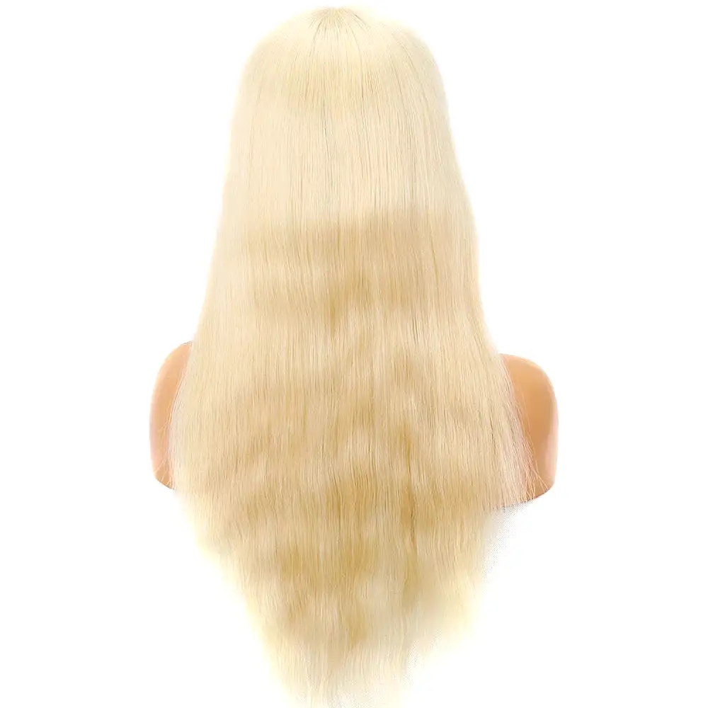 Premier Beauty Lace Wig can dye to any color brazilian virgin remy human hair silky straight 613 blonde