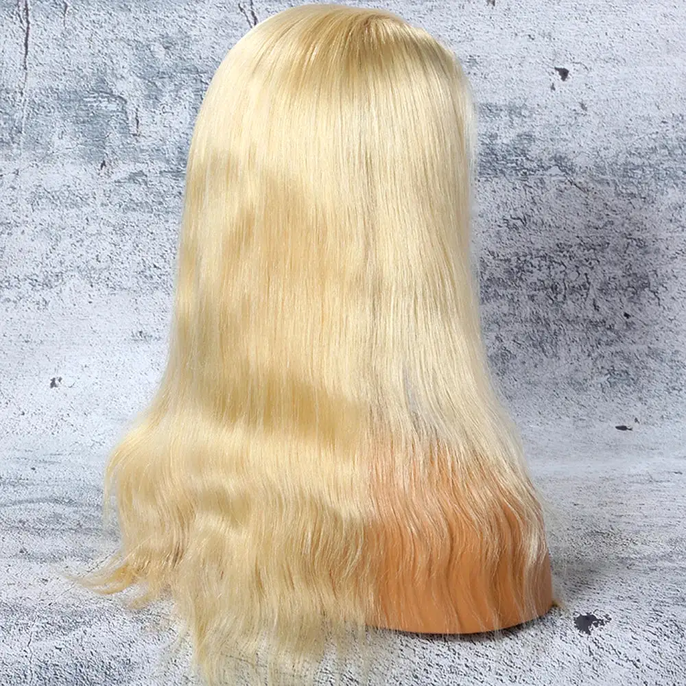 Premier Beauty Lace Wig can dye to any color brazilian virgin remy human hair silky straight 613 blonde