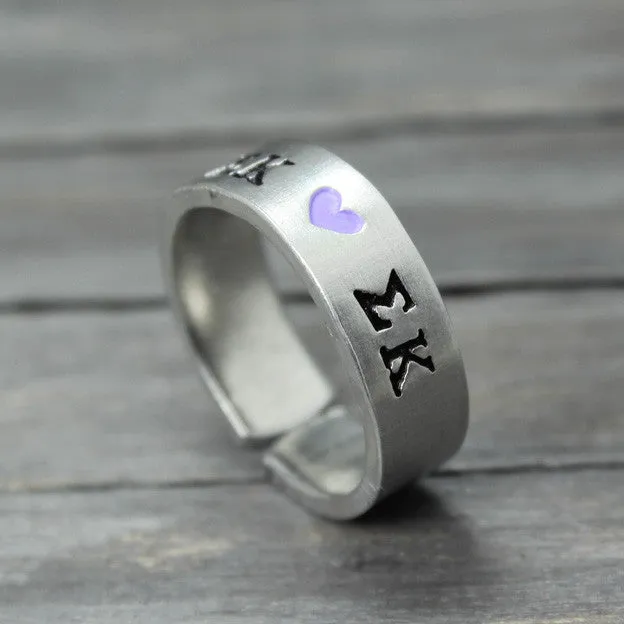 Sigma Kappa Heart Ring