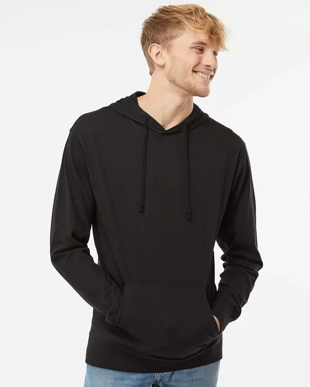 SS150J Independent Trading Co. Lightweight Hooded Pullover T-Shirt SKU: SS150J