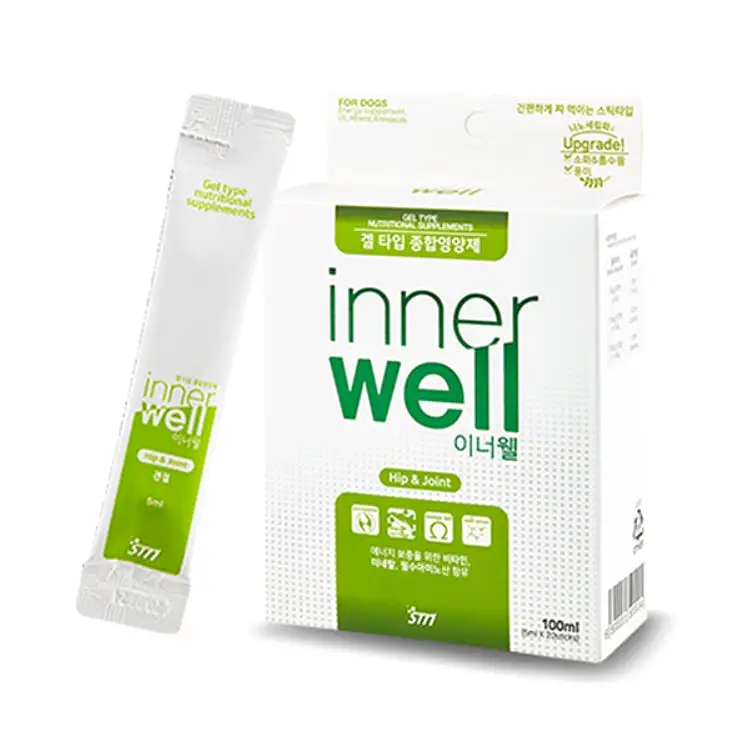 STN Inner Well Gel Type Pet Joint Nutrition 20 Sticks Human Grade Dog Health Supplements Food