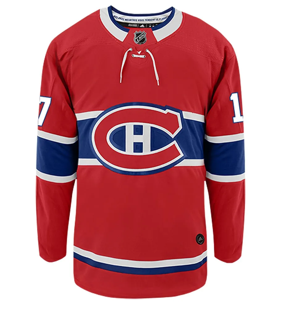 Torrey Mitchell Montreal Canadiens Adidas Authentic Home NHL Hockey Jersey     